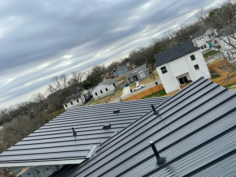 Standing seam metal roof panels with vents for Skylight Repair in Bernards